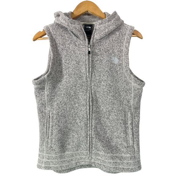 The North Face Jackets & Blazers - The North Face Gray Hooded Vest Women’s Size M Full Zip Outdoor